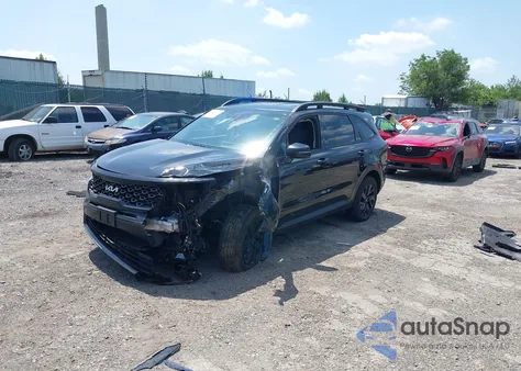 2022 Kia Sorento X-Line S из США, поврежденный, VIN 5XYRLDLC9NG149780